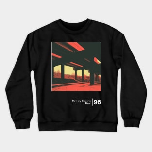 Bowery Electric - Minimal Style Graphic Artwork Crewneck Sweatshirt